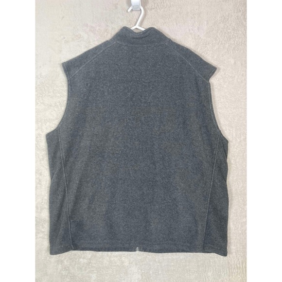Columbia Steens Mountain Fleece Vest Mens XXL Charcoal Gray Full Zip Soft Jacket - Picture 5 of 9